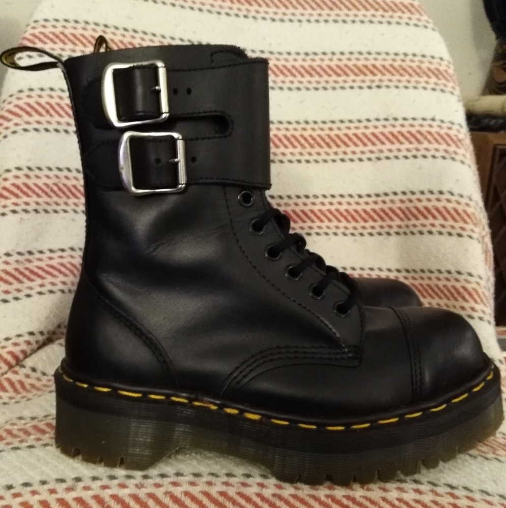 Black Steel toe Doc Martens NEW WITHOUT TAGS
